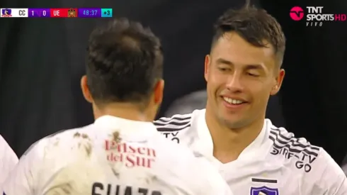 Iván Morales anotó de penal la apertura de la cuenta ante Unión Española.