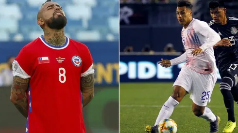 Arturo Vidal se ilusiona por los goles de Iván Morales.