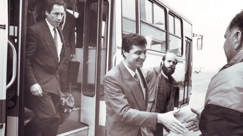 Jozic en su arribo al país en 1990. (Foto: Archivo)