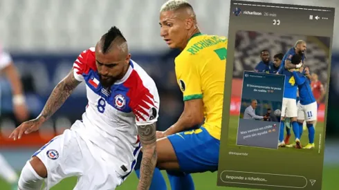 La publicación del brasileño en su Instagram personal.