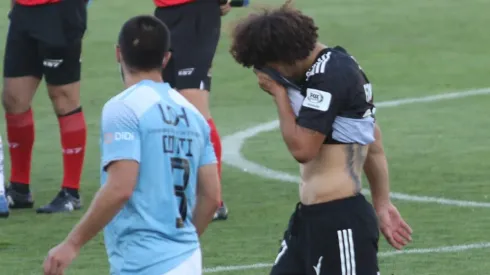 Maxi Falcón vivió una de sus peores tardes en Rancagua.