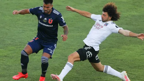 Maximiliano Falcón en el Superclásico