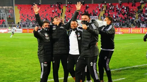 El cuerpo técnico y parte de la directiva presenciaron la victoria de la Sub 21.