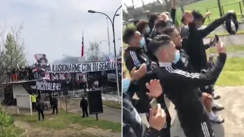 Miles de hinchas albos llegaron al Monumental.