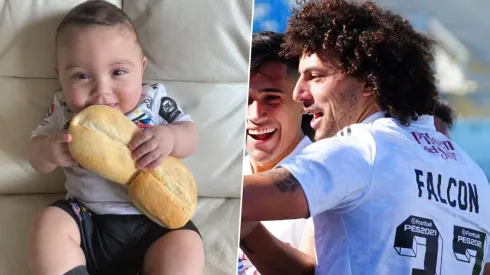 El hijo del Peluca festejó el triunfo de su padre en el Superclásico.