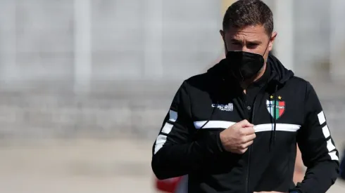 El entrenador llegó al Monumental.
