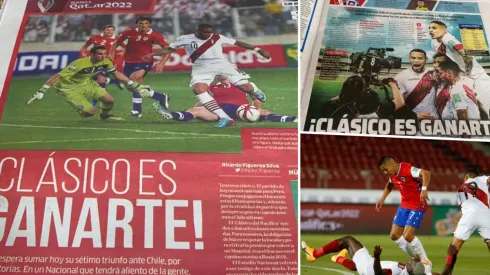 Las portadas de dos de los principales medios peruanos.