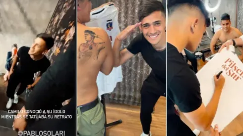 Pablo Solari y su tatuaje