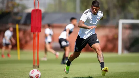 Alan Saldivia entrenando en el Monumental | Foto: Colo Colo Oficial