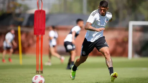 Alan Saldivia vio minutos en el amistoso contra Recoleta.