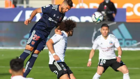 Joaquín Larrivey enfrentando a Colo Colo