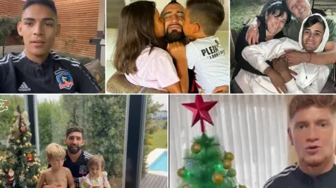 La familia colocolina se reunió para celebrar la navidad.