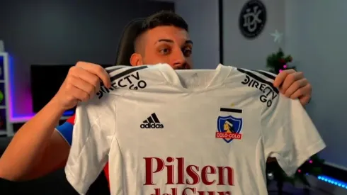 DjMaRiiO con la camiseta de Colo Colo