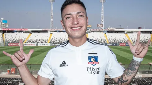 Cristian Zavala en el estadio Monumental