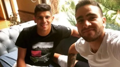 Matías Zaldivia junto a Esteban Pavez