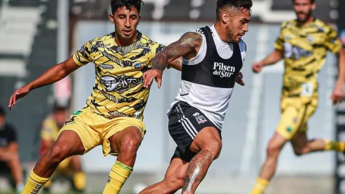 Marcos Bolados sumó minutos en el amistoso contra Lautaro de Buin.