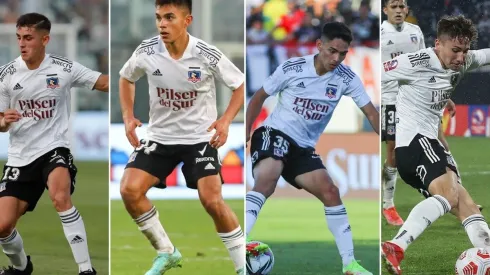 Algunos de los juveniles de Colo Colo que buscan su consolidación.