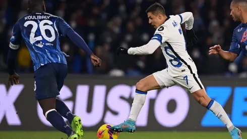 Alexis ingresó en los últimos minutos en igualdad del Inter.