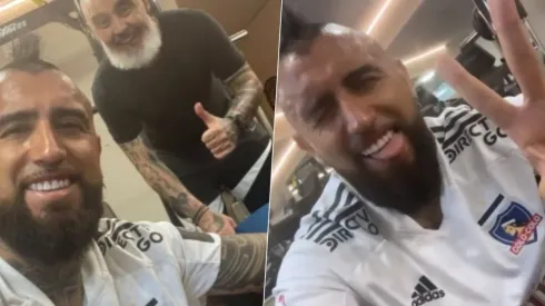 Vidal mojó bien la camiseta del Cacique.