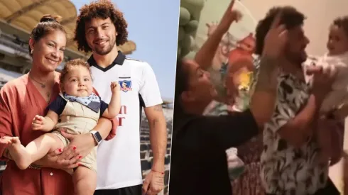 Maxi Falcón celebró el primer cumpleaños de su hijo.