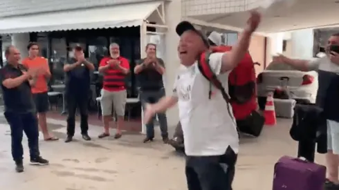 Hinchas de Colo Colo en Fortaleza