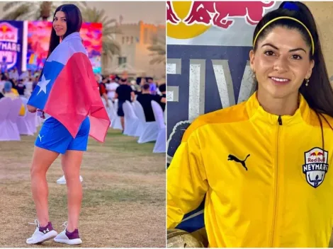Melissa Bustos, la ex Colo Colo que está en Qatar y que fue elegida por Neymar