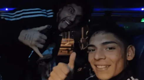 Maxi Falcón junto a Joan Cruz