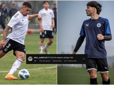 Alan Saldivia recibe a Pablo da Silveira previo a su arribo a Colo Colo