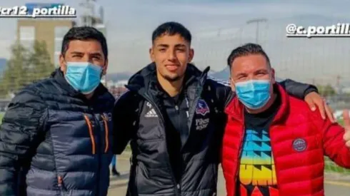 Dylan Portilla y su familia