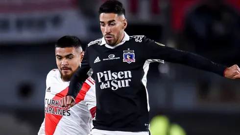 Lucero enfrentó a River Plate en la presente Copa Libertadores 2022.