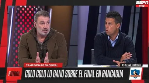 Barti y Rivarola tuvieron un duro cruce por el primer gol de Colo Colo.