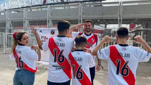 Hinchas del Cacique llegaron al Monumental de Núñez para comprar la camiseta de Pablo Solari.