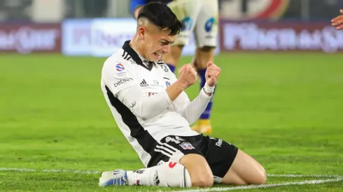 La emoción de Cristián Zavala tras darle el triunfo a Colo Colo.