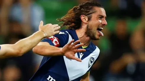 Marco Rojas jugando por el Melbourne Victory