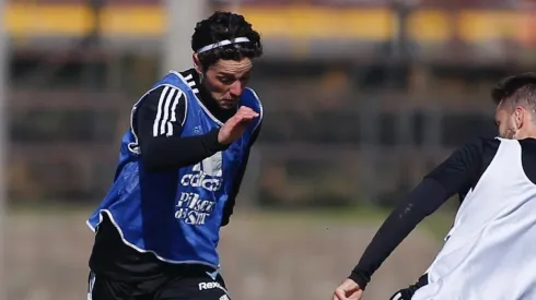 Rojas "debutó" con la camiseta alba en el amistoso ante Lautaro de Buin.