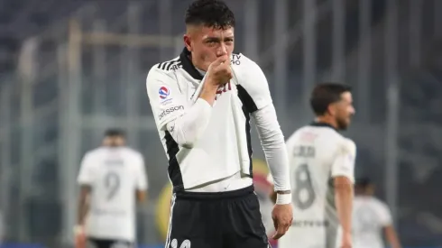 Zavala marcando su primer gol por Colo Colo