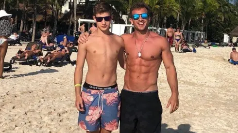 Bruno Barticciotto y su hermano Lucas Barticciotto