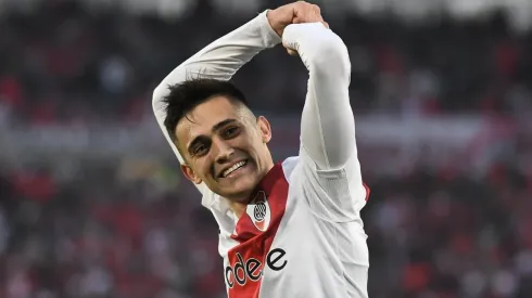 Solari llegó a tres goles con la camiseta de River Plate.
