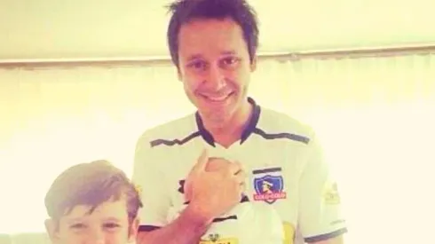 Benjamin Vicuña como hincha de Colo Colo