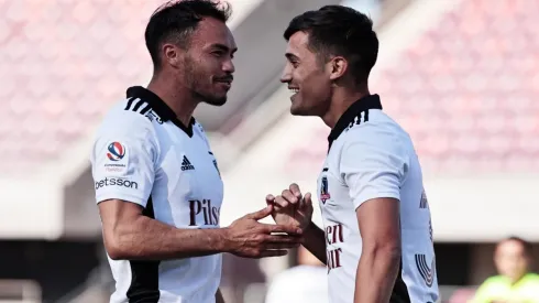 Gabriel Suazo reacciona al hattrick de Pablo Solari.