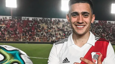 Solari anotó el primer triplete de su carrera.