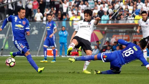 Jorge Valdivia siempre fue una de las buenas figuras albas en los Superclásicos que jugó ante la U. | Foto: Agencia UNO.