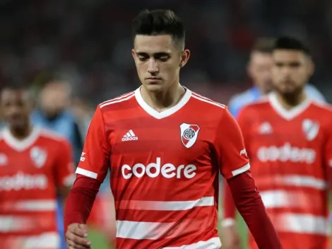 Pablo Solari vive su primera decepción con River Plate