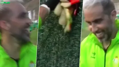 Bravo emociona a todo el Betis cumpliéndole el sueño a un hincha.