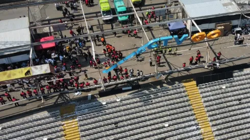 La publicidad de DirectvGO está a punto de caer en el Monumental.