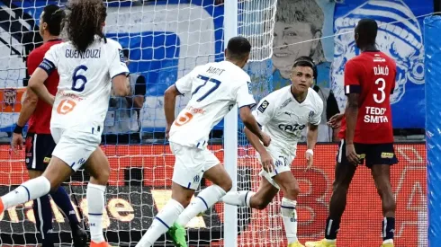 Alexis Sánchez anotando por el Marsella