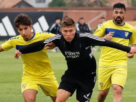 Hermano del Pibe estuvo con Barnechea en el amistoso contra Colo Colo