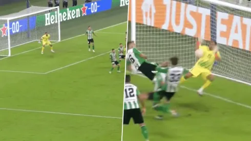 ¡Extraordinario! Bravo vuela por los aires para evitar golazo de Dybala.