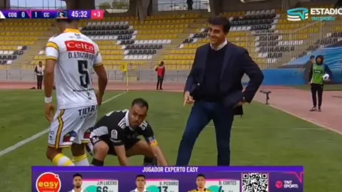 Gustavo Quinteros se lució con magistral control de balón ante Coquimbo Unido.