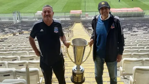 La felicidad de Lizardo Garrido tras volver al Estadio Monumental.